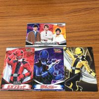 Super Sentai Lupin Ranger Card Lot Red Blue Yellow サムネイル 1