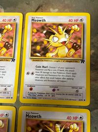 ニャース 4枚 まとめ 英語版 海外版 62/82 ポケカ サムネイル 3