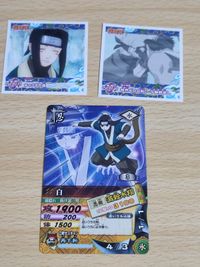 Naruto Zabuza White Card Sticker Anime Japanese
