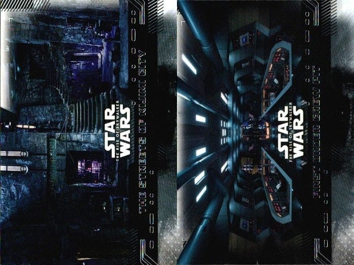 カード まとめ スターウォーズ Star Wars 86 THE STREETS OF KIJIMI CITY キジーミの街並み 85 FIRST ORDER CREW PIT ファースト・オーダーのクルーピット Topps トップス