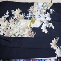 交渉歓迎 着物 ウサギヤ 帯 まとめ セット 黒 朱色 1911 サムネイル 4