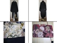 交渉歓迎 着物 ウサギヤ 帯 まとめ セット 黒 朱色 1911 サムネイル 1