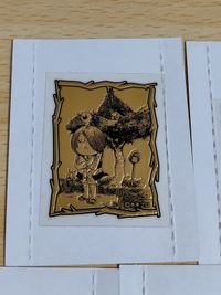ゲゲゲの鬼太郎 カバヤ 蒔絵調ステッカー 蒔絵調シール 鬼太郎 ぬりかべ サムネイル 2