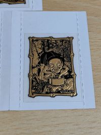 ゲゲゲの鬼太郎 カバヤ 蒔絵調ステッカー 蒔絵調シール 鬼太郎 ぬりかべ サムネイル 4