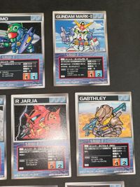 初版 スーパーロボット大戦 SRW カード まとめ スクランブルギャザー 277 282 283 291 297 499 544 591 592 マラサイ R・ジャジャ ガブスレイ ネモ リ・ガズィ サムネイル 2
