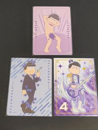 おそ松さん おきがえパラダイス カード トレカ 購入特典 一松 裸 カラ松 天使 非売品 カード