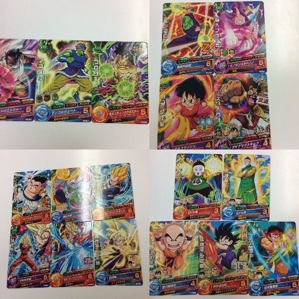 ドラゴンボール ヒーローズ カード まとめ ブロリー ミスターサタン ベジット ヤムチャ パラガス レア ピッコロ アルゴル