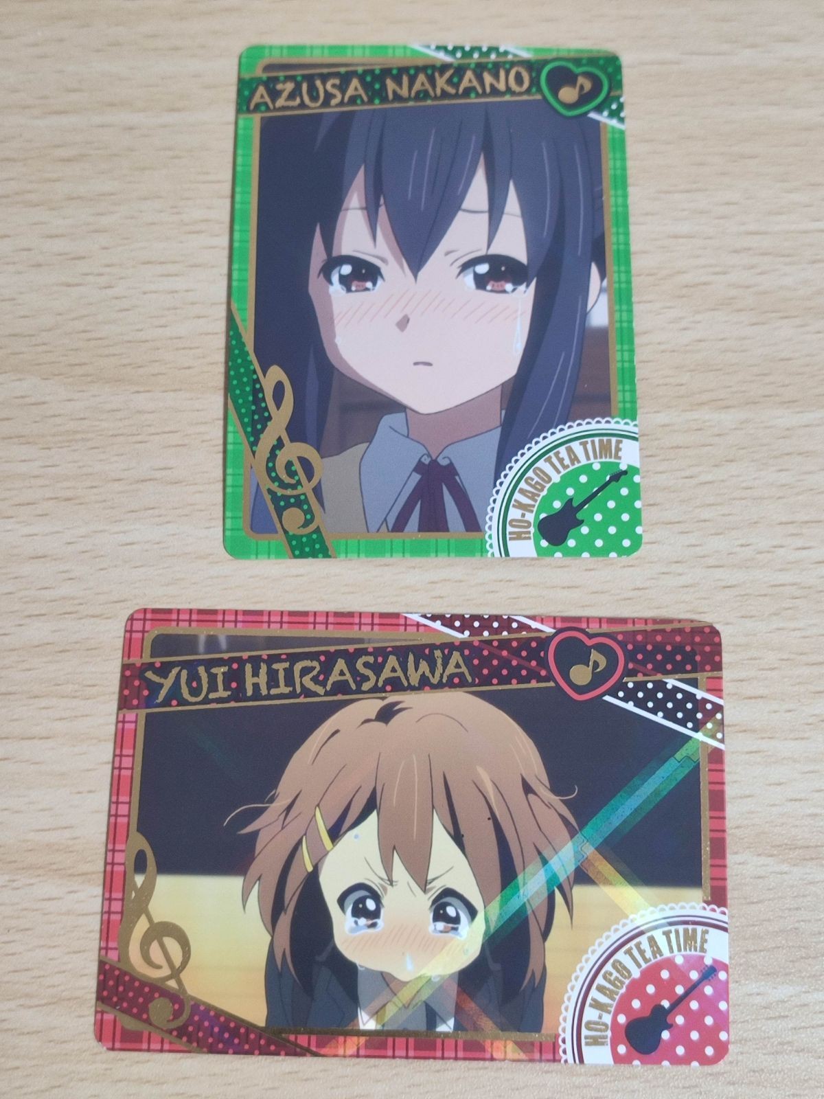 trks1 カード けいおん! 放課後リズムタイム 中野梓 箔押し あずにゃん 平川唯