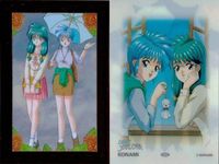 カード ときめきメモリアル 虹野沙希 如月未緒 金枠 クリア 浮出し コレクション レア ときメモ コナミ KONAMI fksi 1024 サムネイル 2