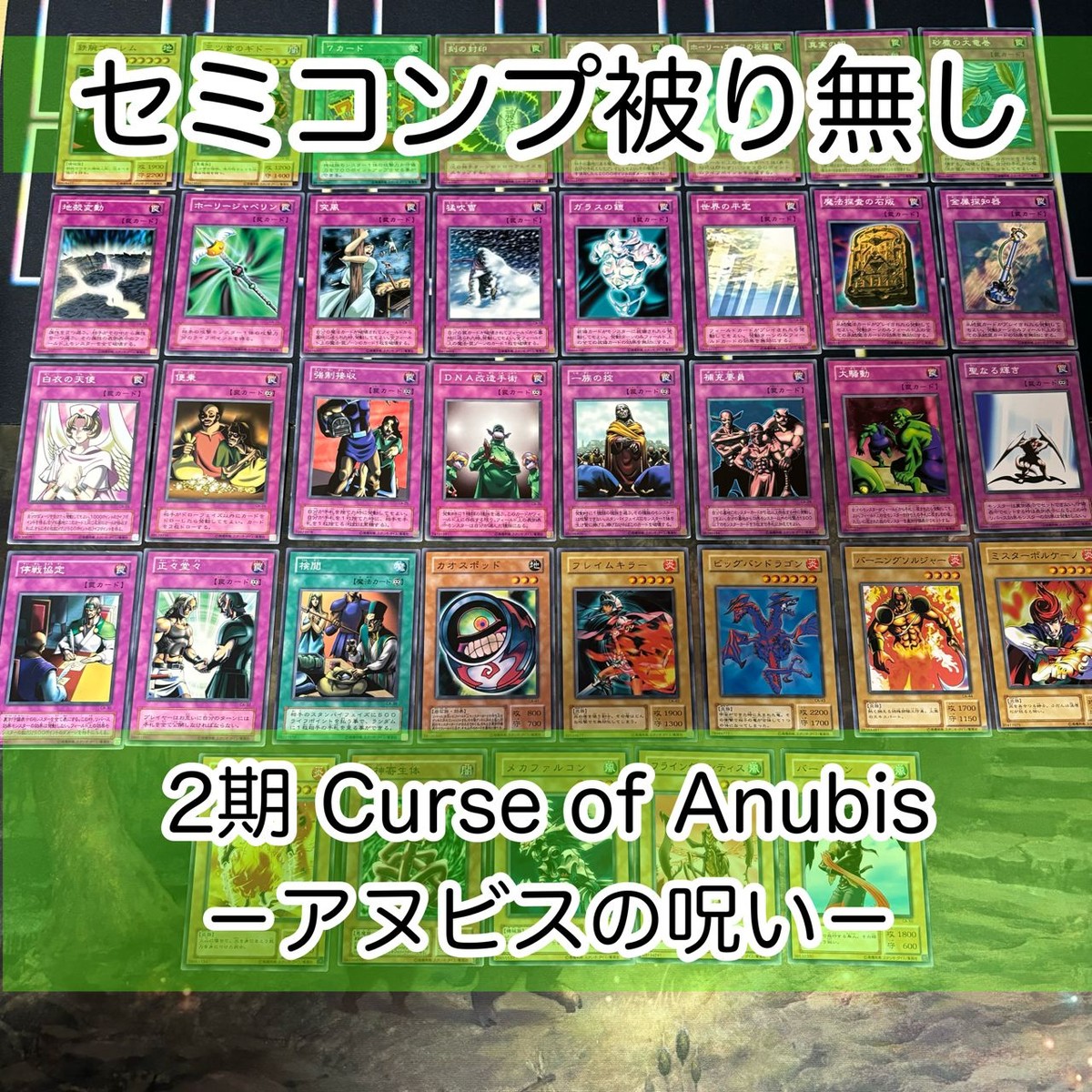 Curse of Anubis アヌビスの呪い ノーマル フルコンプ 被り無しコレクション 2期 遊戯王 セミコンプ CA