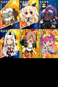 カード Fate FGO グレイルリーグ 野球 ドリームストライカー フェイト サッカー まとめ ジャンヌ・ダルク・オルタ・サンタ・リリィ アーチャー 百舌のハサン 鬼一法眼 フランケンシュタイン エリザベート・バートリー コレクション