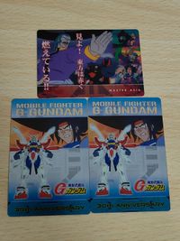 ガンダム総集編 30thアニバーサリー ウェファーチョコ 森永 ウエハース 機動武闘伝Gガンダム 東方不敗 マスターアジア シャイニングガンダム ドモン・カッシュ