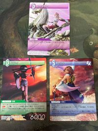 Final Fantasy TCG Card Lot Yuffie Yuna Lightning FF VII X XIII