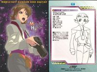 カード まとめ カードダスマスターズ ガンダムSEED ミリアニア ハウ ルナマリア アスカ シン ネオ ロアノーク 10 13 30 40 41 51 36 21 42 キャラクター設定ファイル サムネイル 3