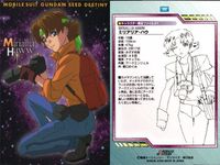 カード まとめ カードダスマスターズ ガンダムSEED ミリアニア ハウ ルナマリア アスカ シン ネオ ロアノーク 10 13 30 40 41 51 36 21 42 キャラクター設定ファイル サムネイル 2