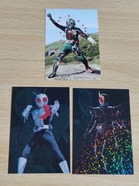 仮面ライダークウガ 79 カード スーパー1 023 104 仮面ライダーV3 カルビー マガジンZ