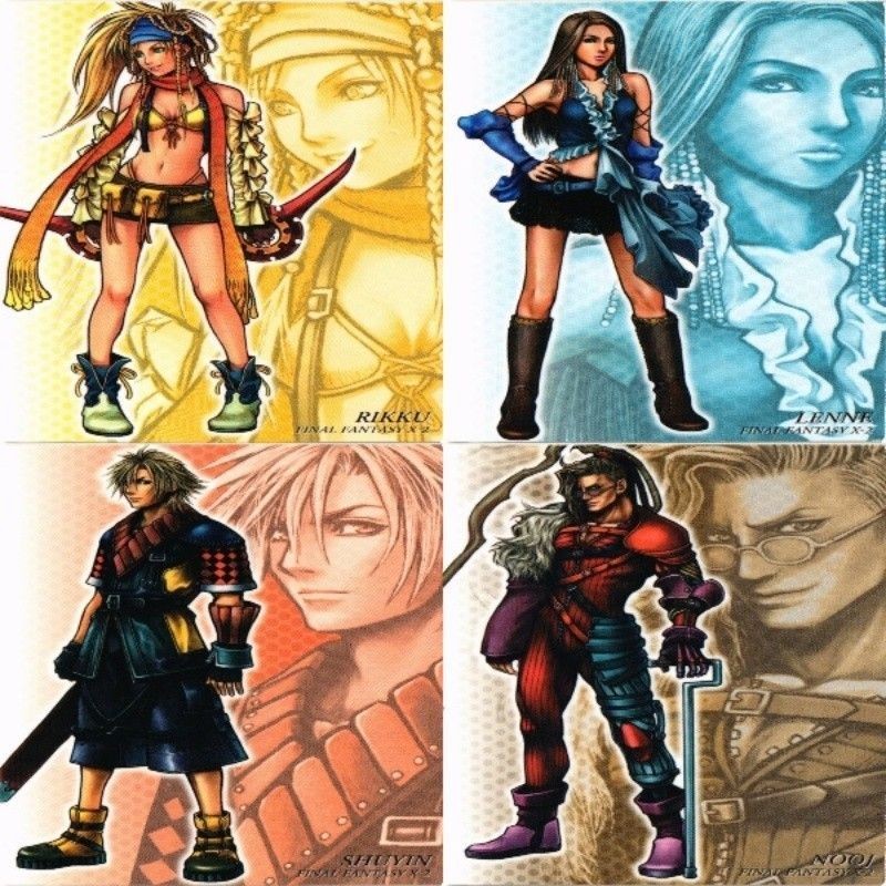 リュック レン シューイン ヌージ ファイナルファンタジー X-2 10-2 アートミュージアム カード まとめ