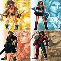 リュック レン シューイン ヌージ ファイナルファンタジー X-2 10-2 アートミュージアム カード まとめ サムネイル 1