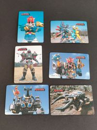忍風戦隊ハリケンジャー プリマハム カード 旋風神 サーガイン ゴウライスタッグ プラントアックス ゴートハンマー 野乃七海／ハリケンブルー：長澤奈央 尾藤吼太／ハリケンイエロー：山本康平 サムネイル 6