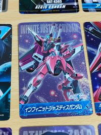 ガンダムSEED DESTINY カードダス カード ザ・コンプリートカード アスラン・ザラ アスラン レアカーﾄﾞセット セイバーガンダム インフィニット ジャスティスガンダム イージスガンダム サムネイル 8