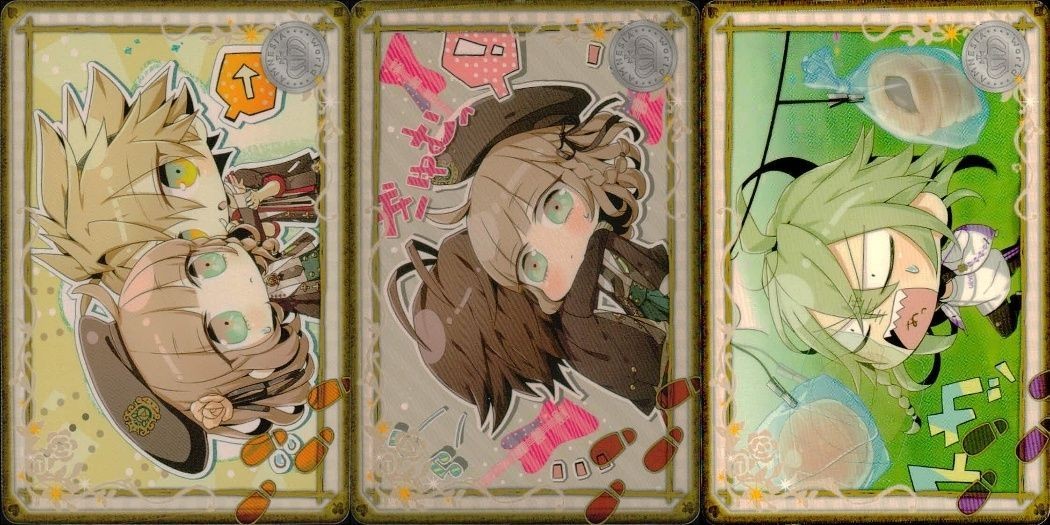 カード オトメイト アムネシア まとめ ミニキャラ No 42 43 46 AMNESIA World MOVIC ムービック