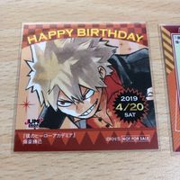 カード ジャンプ ショップ ヒロアカ 僕のヒーローアカデミア 爆豪勝己 シール バースデーステッカー 365日 サムネイル 2