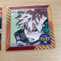 カード ジャンプ ショップ ヒロアカ 僕のヒーローアカデミア 爆豪勝己 シール バースデーステッカー 365日 サムネイル 3