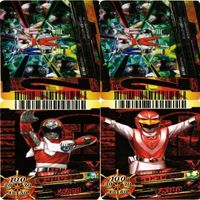 デンジマン デンジレッド ライブマン ダイスオー DX EX スーパー戦隊バトル GR KR カード まとめ サムネイル 1