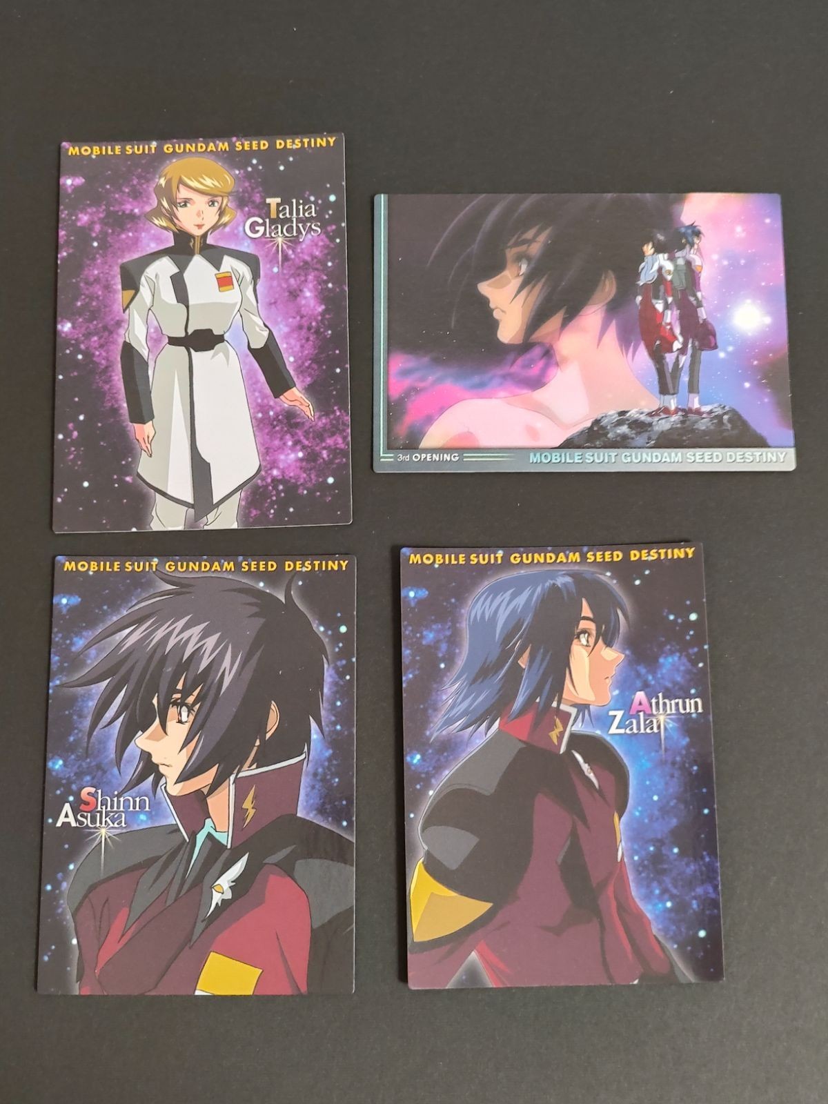 機動戦士ガンダムSEED DESTINY カードダスマスターズ 01 10 17 42 アスラン タリア・グラディス シン・アスカ