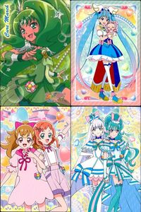 プリキュア カード まとめ プリキュア カード キュアマーチ キュアスカイ 赤ちゃん抱っこ キュアプレシャス 華満らん キュアフィナーレ 他4枚セット サムネイル 1