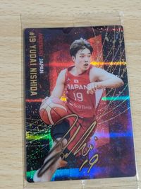 西田優大 シーホース三河 バスケ日本代表 ウエハース カード 西田優大 Bリーグウエハース 原修太 金箔 サムネイル 2
