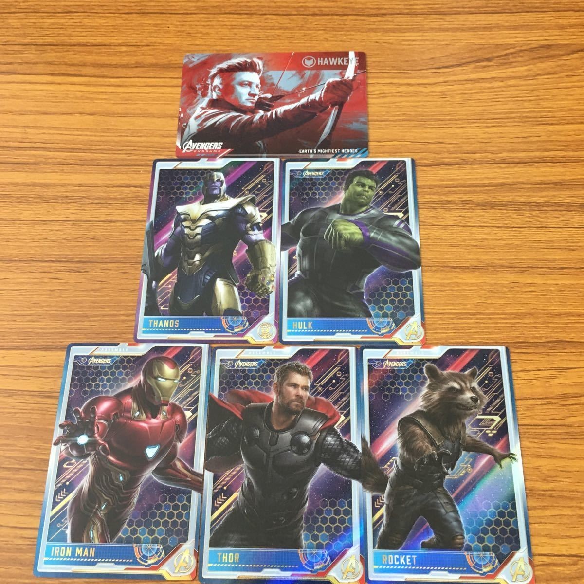 アベンジャーズ カード まとめ アイアンマン ソー ハルク ロケット ホークアイ サノス 20