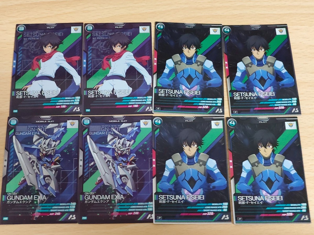 アーセナルベース カード PR-011 刹那Fセイエイ PR-010 ガンダムエクシア 刹那・F・セイエイ