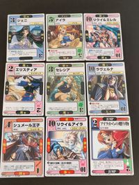 魔法戦士リウイ カード 水野良 ドラゴンオールスターズ アイラ ジェニ リウイ ミレル セレシア ラヴェルナ シュメール王子 エリスティア