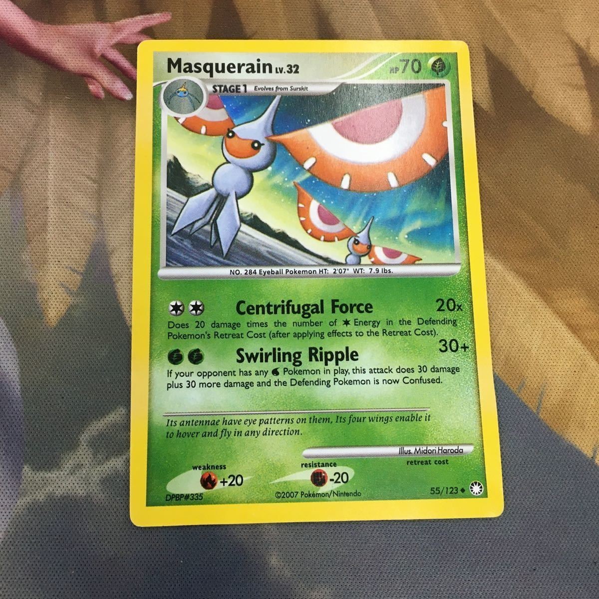 ポケモンカード 旧裏面 海外 英語版 1枚 アメモース 3 Masquerain