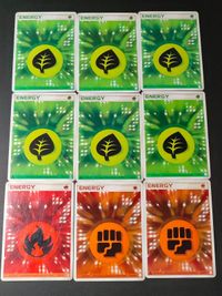Pokemon Card Lot Energy Grass Mew Lucario Gift Box