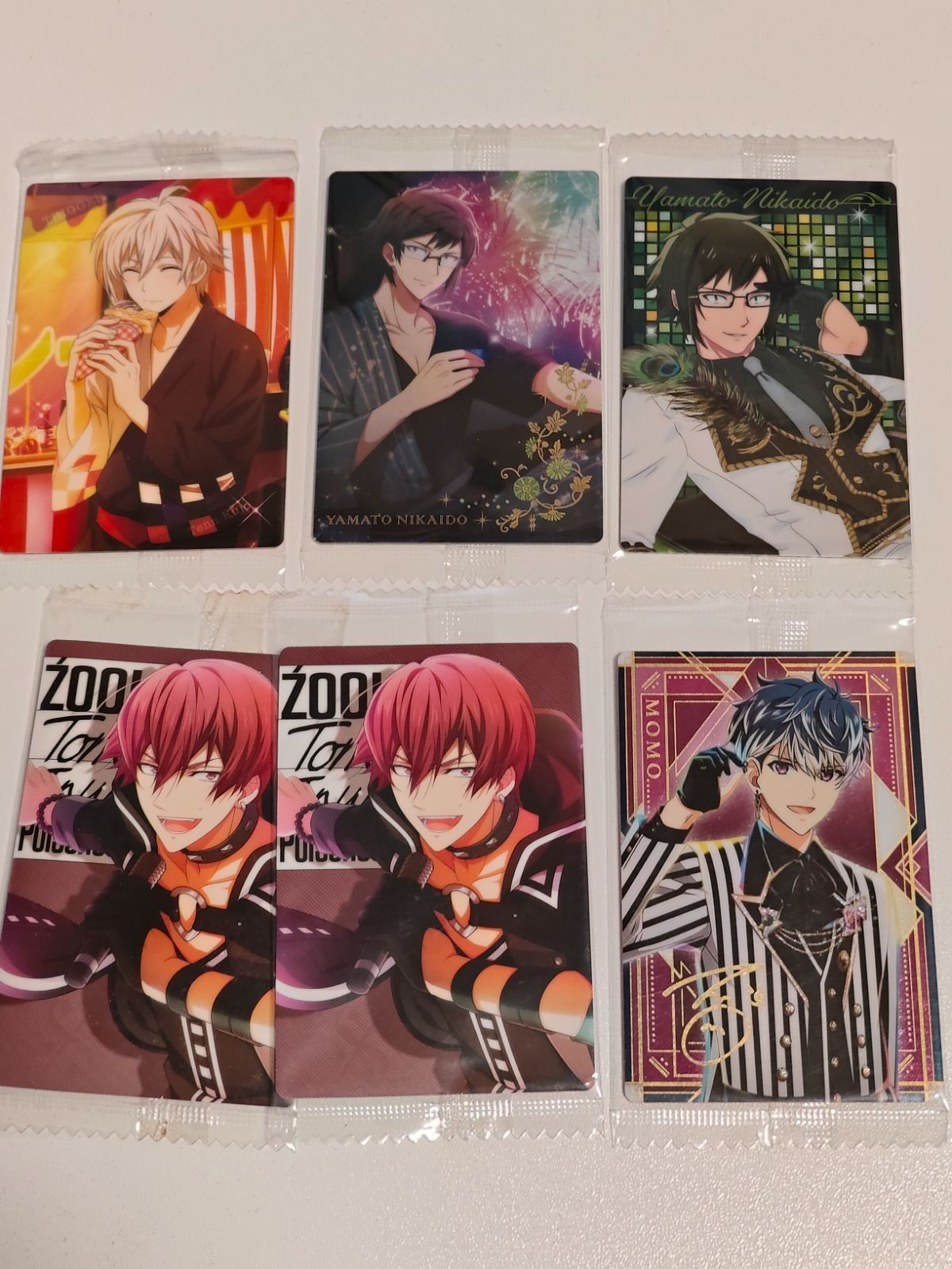 カード アイナナ ウエハース 箔押し アイドリッシュセブン 未開封 百