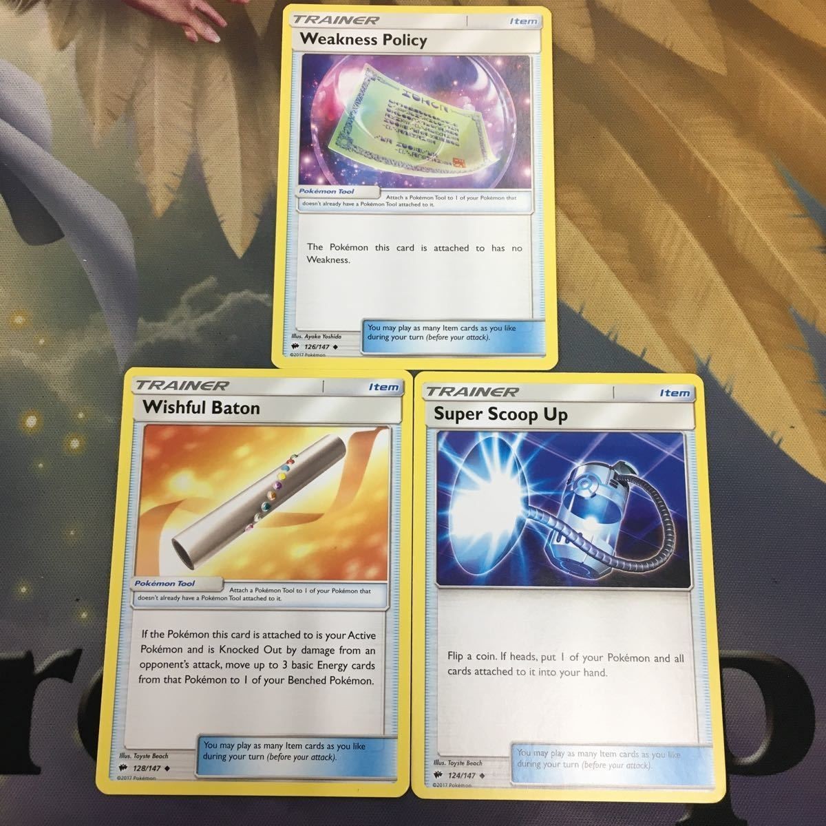 ポケモンカード 旧裏面 海外 英語版 3枚 じゃくてんほけん ねがいのバトン スーパーポケモン回収 26