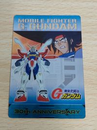 ガンダム総集編 30thアニバーサリー ウェファーチョコ 森永 ウエハース 機動武闘伝gガンダム クリアカード 森永 サムネイル 3