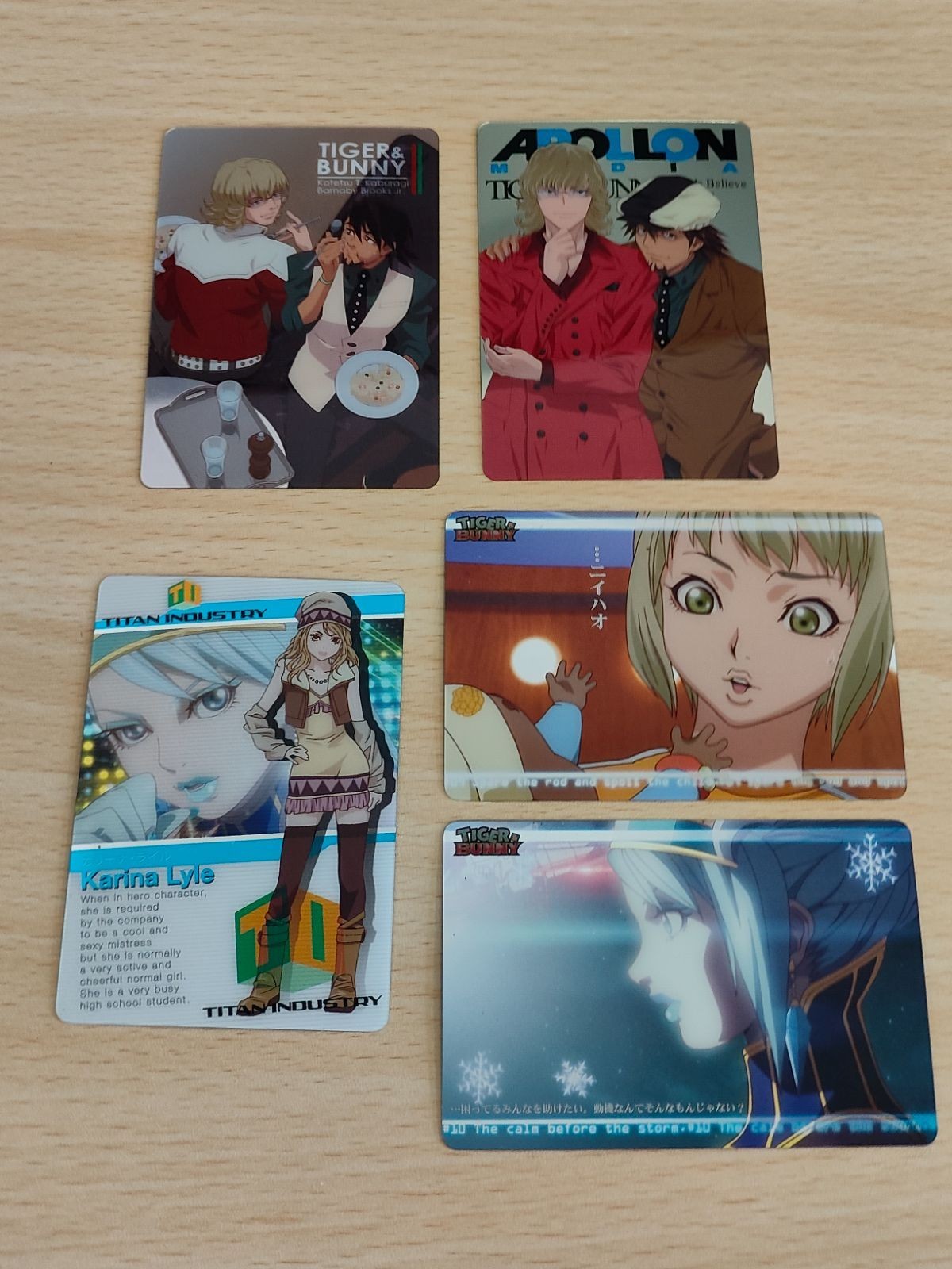 TIGER&BUNNY タイバニ タイガー&バニー ブルーローズ カリーナ・ライル ワイルドタイガー ドラゴンキッド