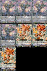 Vanguard Ninja Dragon Magatsugale Hope Fire Elmo RRR