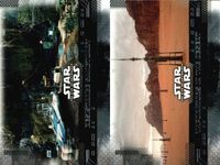 カード まとめ スターウォーズ Star Wars 95 RESISTANCE SANCTUARY レジスタンスの聖域 79 VAPORATORS IN THE DESERT 砂漠の蒸発装置 Topps トップス サムネイル 1