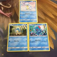 ポケモンカード 旧裏面 英語 海外版 3枚 ヒヤップ メノクラゲ サンド 46