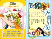 カード 愛野 美奈子 水瓶座 みずがめ座 セーラームーン くるくるルーレット アマダ サムネイル 2