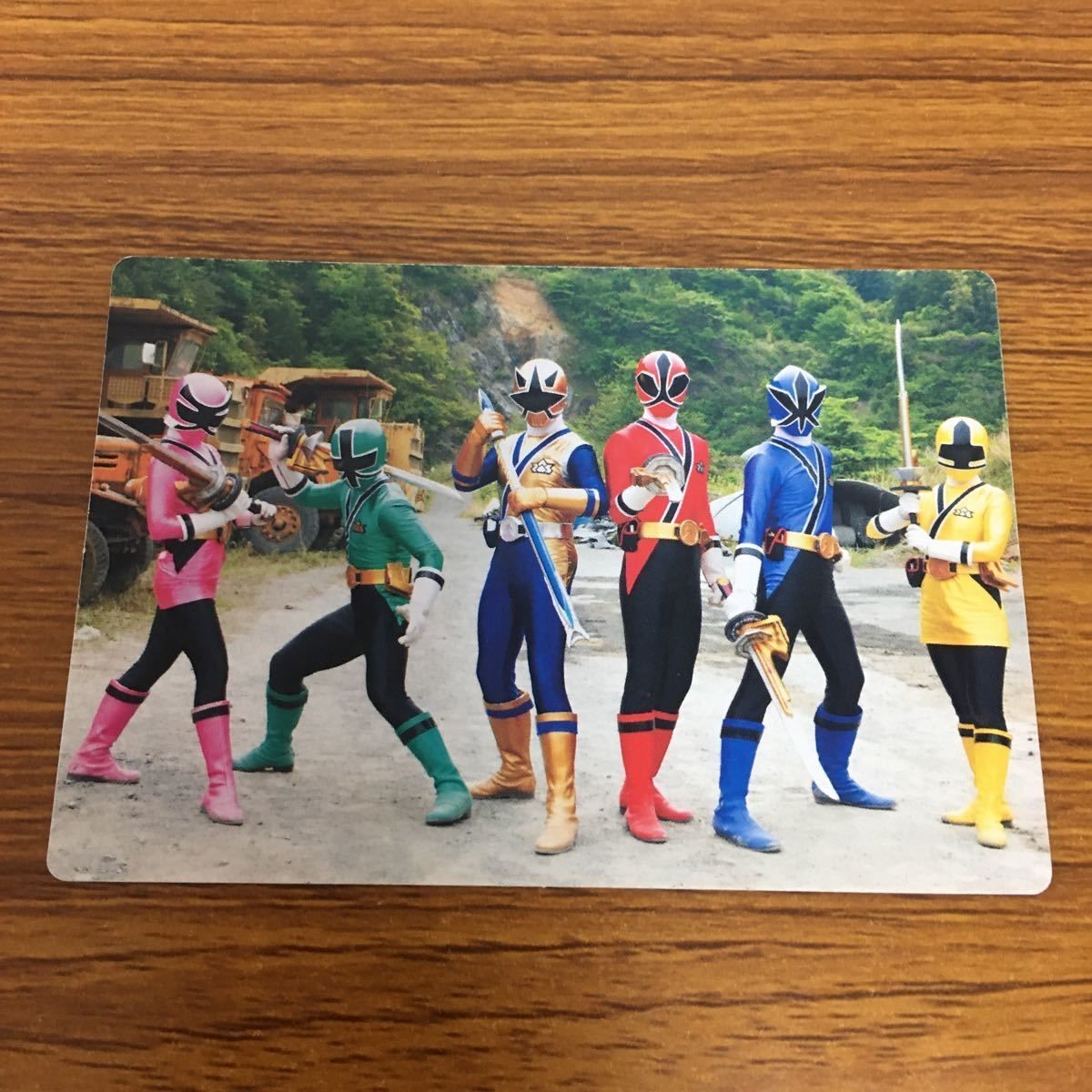 特撮ヒーロー 侍戦隊 シンケンジャー カード シンケンジャー 6人 24