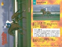 競馬 カード ホースレーシング まとめ アグネスワールド ロードアックス ブリッジ テラ アインブライド テラ フィガロ ケントウ エイダイクイン バンダイ サムネイル 3
