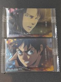 進撃の巨人 未開封 ウエハース カード まとめ エレン リヴァイ
