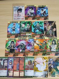 Naruto Card Lot Shiion Kurenai Shikamaru Rock Lee Neji