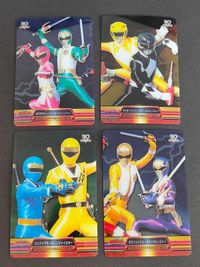スーパー戦隊シリーズ 30周年 30th ウエハース クリアカード カード 森永 スーパーアニバーサリーカード ダイレンジャー カクレンジャー ジュウレンジャー マンモスレンジャー タイガーレンジャー ニンンジャブルー ホウオウレンジャー