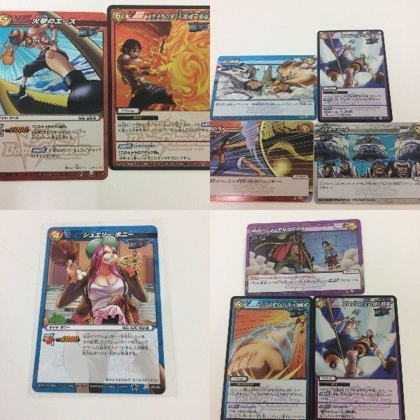 ミラクルバトルカードダス ミラバト カード まとめ ワンピース ジュエリー 火拳のエース 10 ボニー 14 37